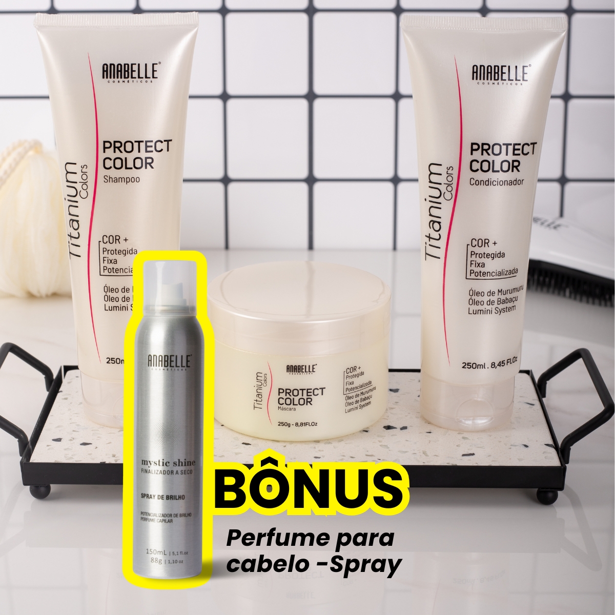 Kit Protect Color Premium + Perfume para Cabelo de Bônus